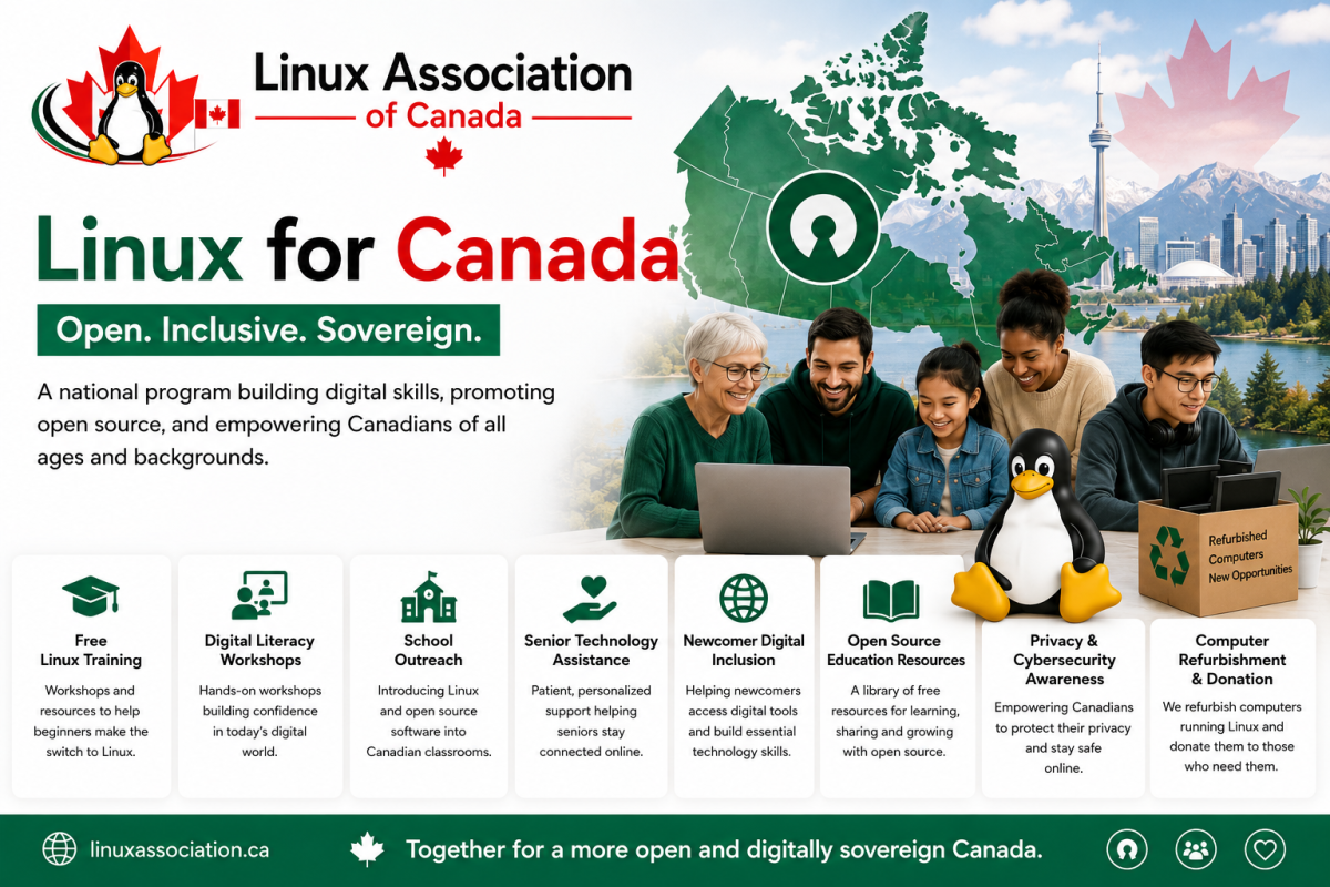 Building Canada's Digital Future: Work Continues on the Linux for Canada Program
