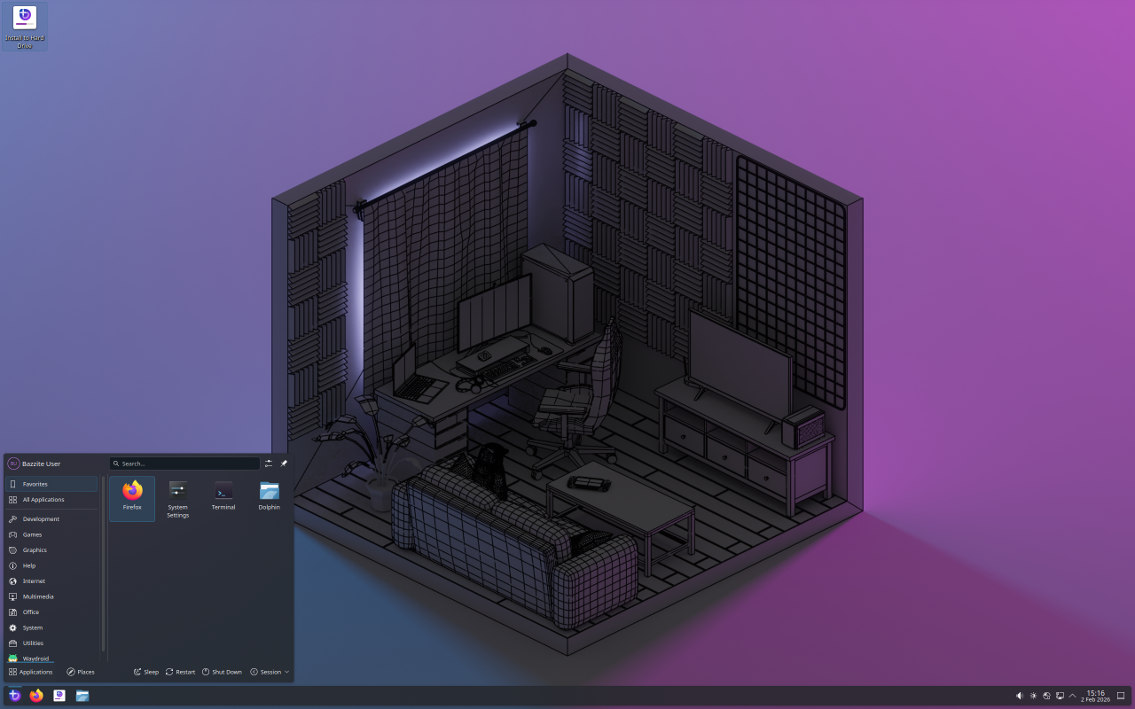 Bazzite screenshot