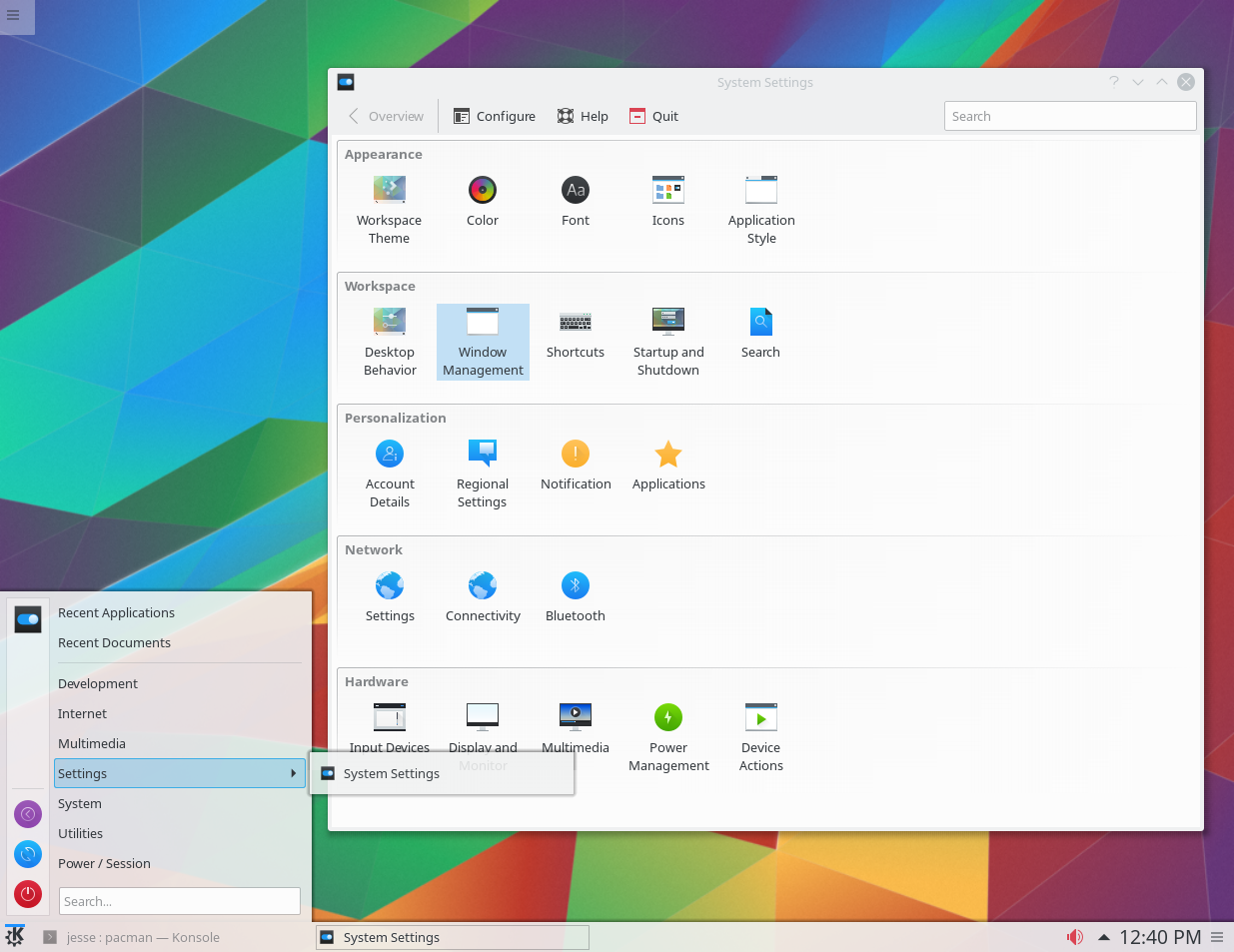 Arch Linux screenshot