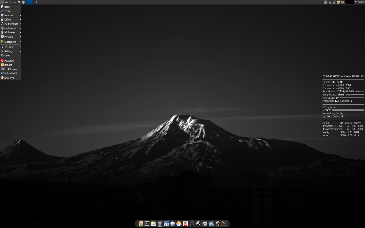 4MLinux screenshot