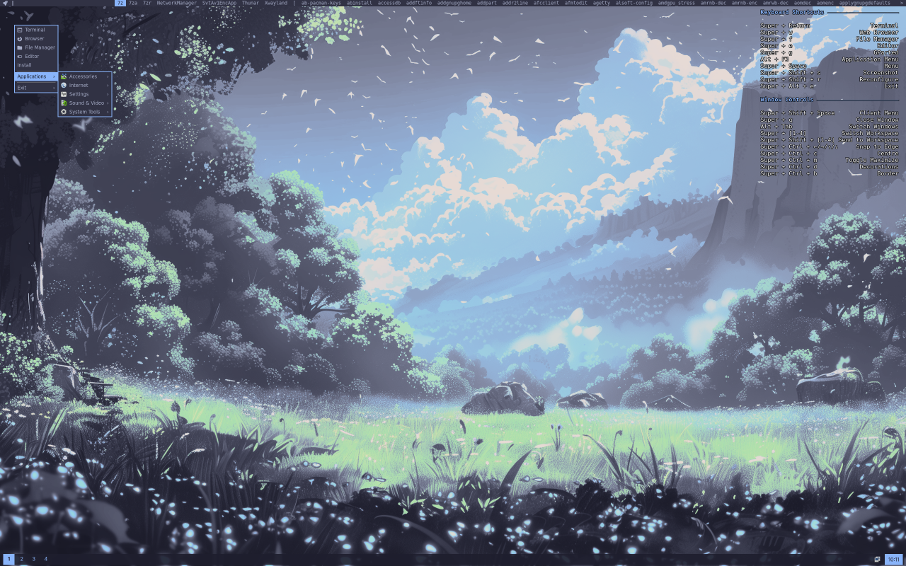 ArchBANG Linux screenshot