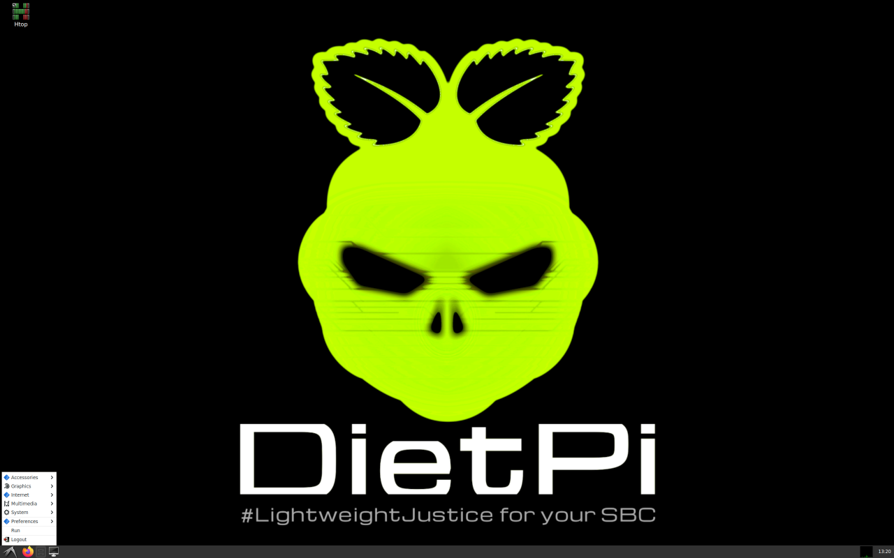 DietPi screenshot
