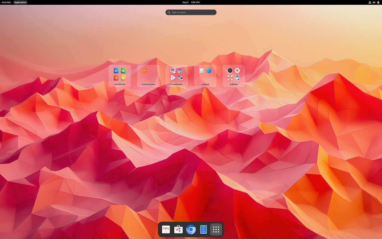 Endless OS screenshot