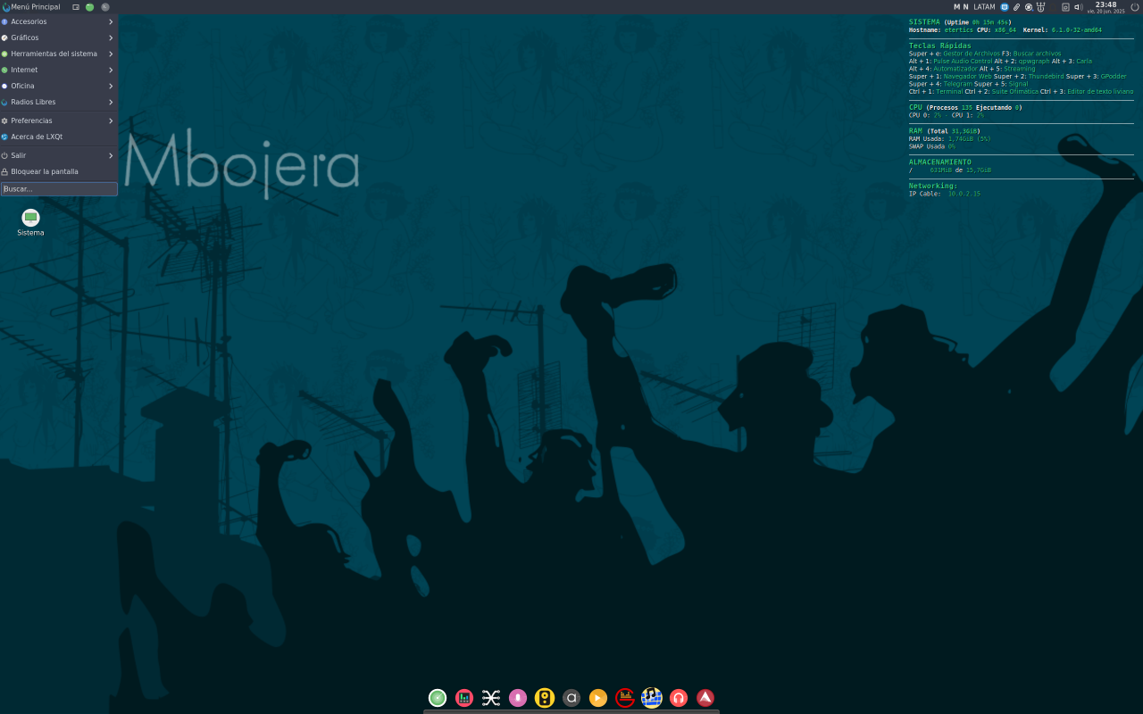 EterTICs GNU/Linux screenshot