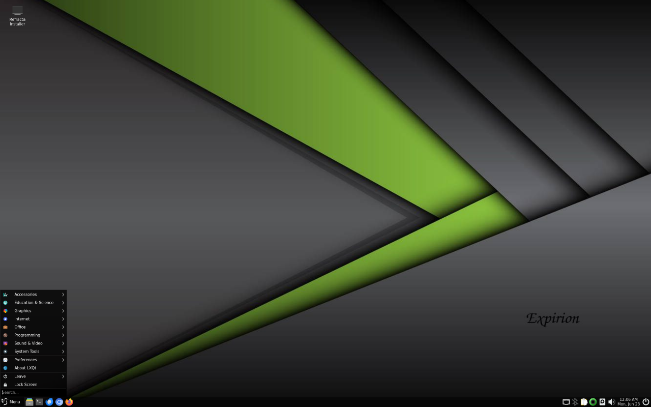 Expirion Linux screenshot