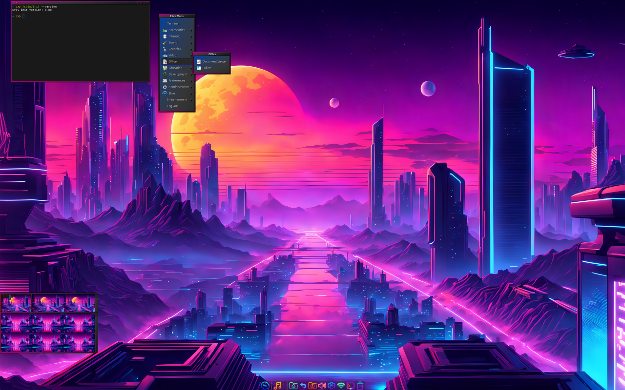 Elive screenshot