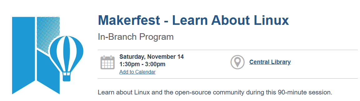 Hamilton Makerfest - Learn About Linux